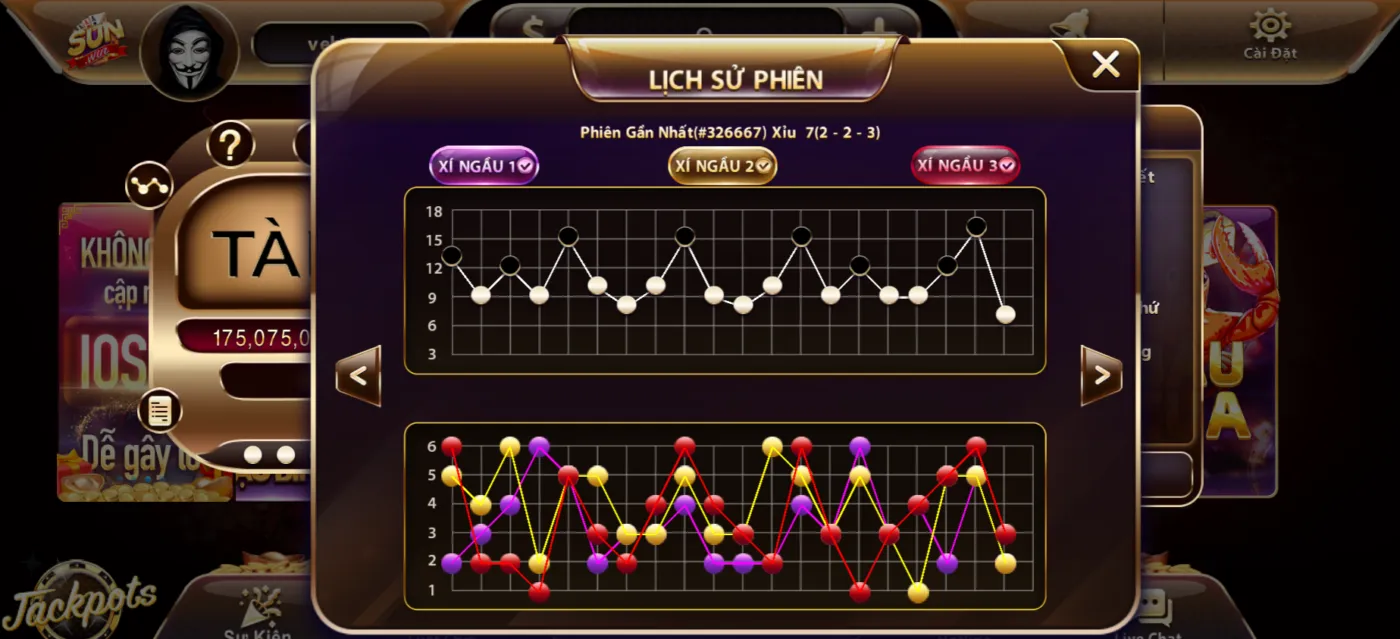 Lợi thế khi chơi game trực tuyến đó là bạn được tra cứu lịch sử thống kê kết quả